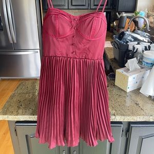 American eagle outfitters pleated dress 2 small